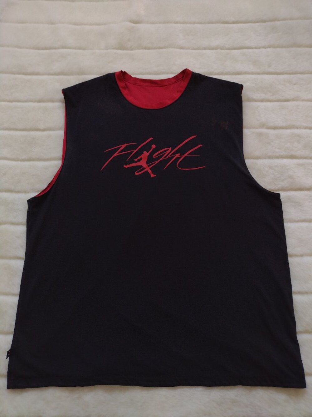 Nike Jordan Flight Men's Tank Top 2XL Black Red Reversible